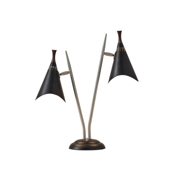 Adesso Draper Black Desk Lamp