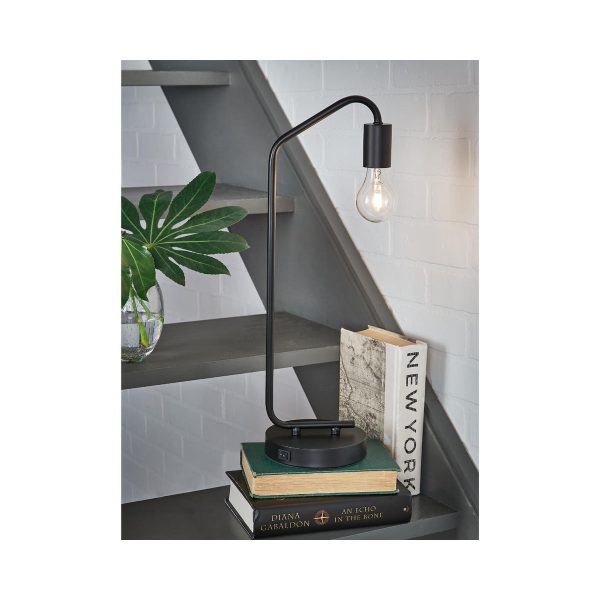 Signature Design by Ashley Covybend Metal Table Lamp - 7W x 6D x 21H