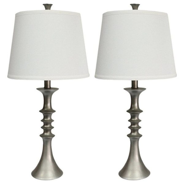 Set of 2 Marcato Table Lamps. 23.5 inch Tall